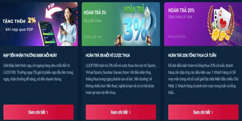 Hình ảnh chính sách khuyến mãi và tiền thưởng công bằng tại kinh88 win